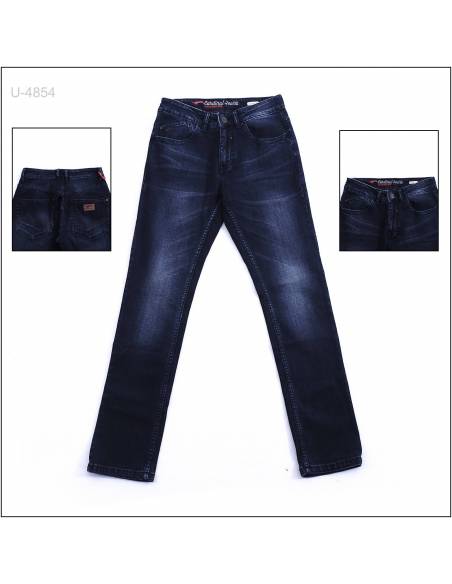 Celana Panjang Jeans Cowok Slim Fit Stretch Cardinal 33-36