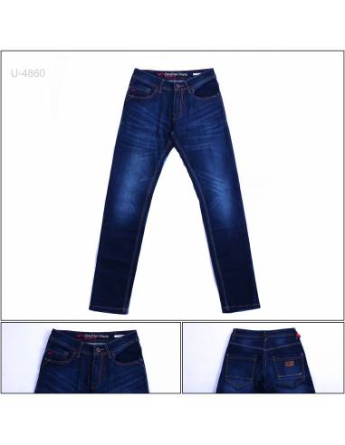 Celana Panjang Jeans Cowok Skinny Stretch...