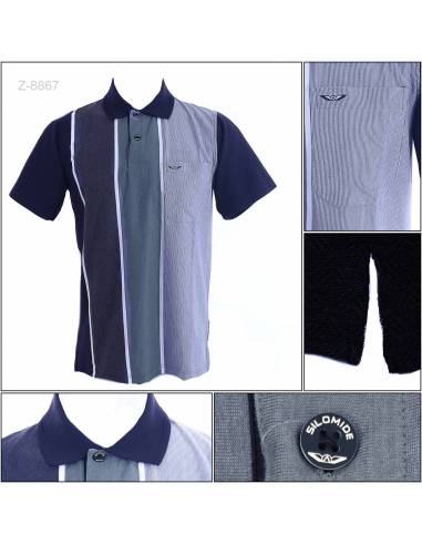 Kaos Kerah Cowok Lengan Pendek Silomide M-L