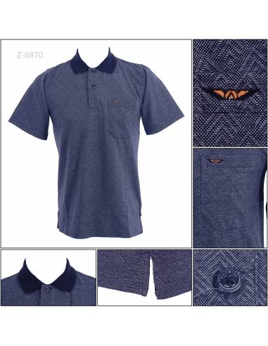 Kaos Kerah Cowok Lengan Pendek Silomide M