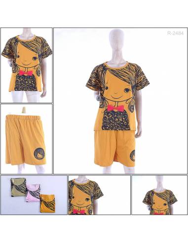 One set/Setelan Lengan Pendek Dan Celana Pendek...