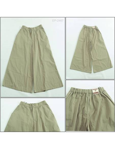 Kulot Katun Panjang Cewek LT Olive Mistiten