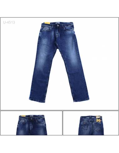 Celana Panjang Jeans Cowok Slim Fit Stretch...