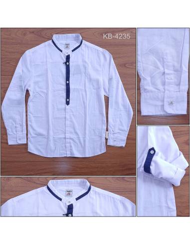 Kemeja Cowok Lengan Panjang Koko Regular Fit...