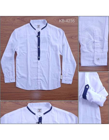 Kemeja Cowok Lengan Panjang Koko Regular Fit Gabrielle XL