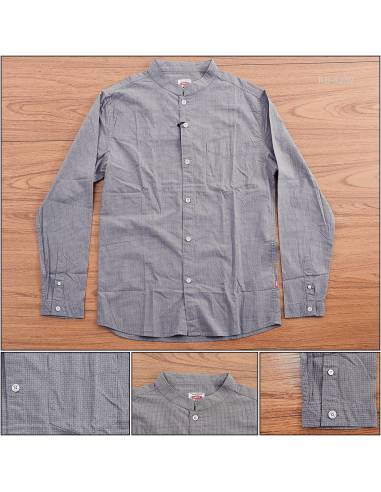 Kemeja Cowok Lengan Panjang Koko Slim Fit...