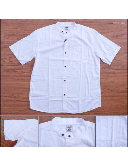 Kemeja Muslim Cowok Lengan Pendek Regular Fit Gabrielle XL