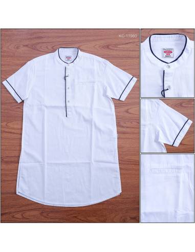 Kemeja Muslim Cowok Lengan Pendek Regular Fit...