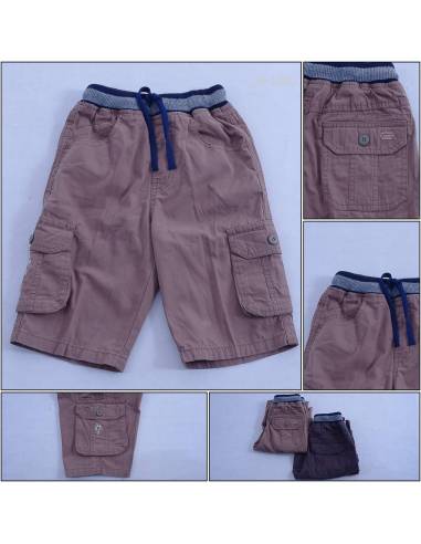 Celana Pendek Anak Katun Cargo Rib Kolor Corliss