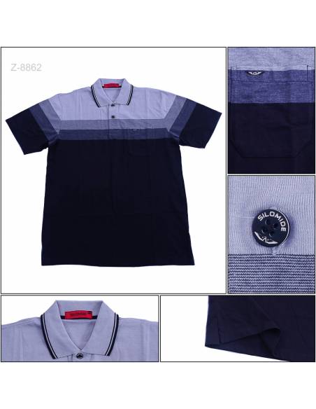 Kaos Kerah Cowok Lengan Pendek Silomide 3L