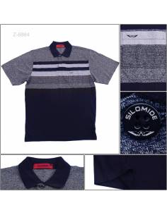 Kaos Kerah Cowok Lengan Pendek Silomide XXXL