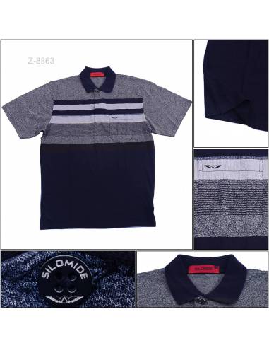 Kaos kerah Cowok Lengan Pendek Silomide XL