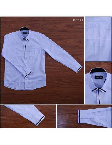 Kemeja Formal Cowok Lengan Panjang Darvas M-XL