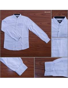 Kemeja Formal Cowok Lengan Panjang Rolun M-XL