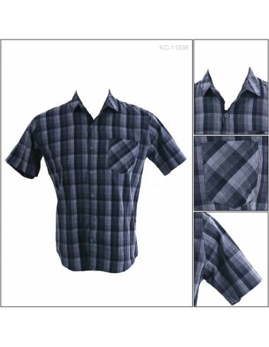 Kemeja Cowok Lengan Pendek RGB M-XL