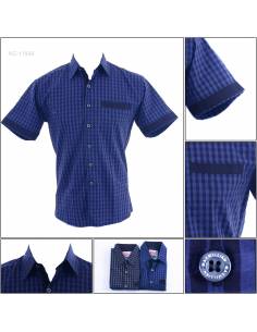 Kemeja Cowok Lengan Pendek Maxmillian M-XL