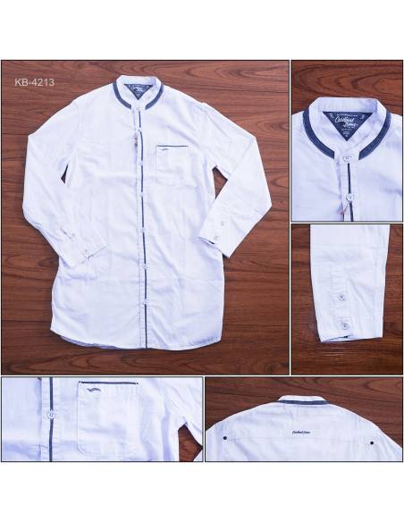 Kemeja Cowok Koko Muslim Lengan Panjang Cardinal M-XL