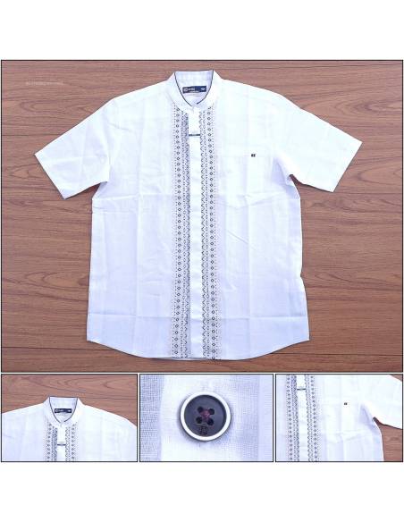 Kemeja MuslimCowok Lengan Pendek Emba L