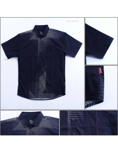 Kemeja Cowok Lengan Pendek Caesar XXL