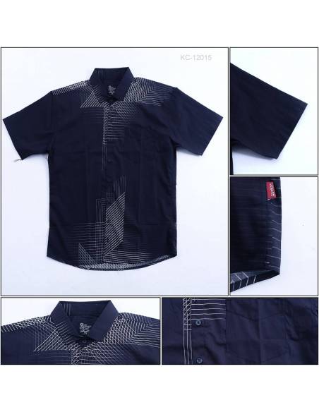 Kemeja Cowok Lengan Pendek Caesar XXL