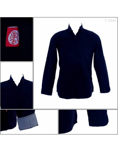 Kemeja Cewek Lengan Panjang Red Up XXL-4L