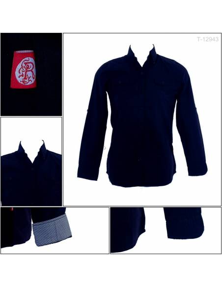 Kemeja Cewek Lengan Panjang Red Up XXL-4L