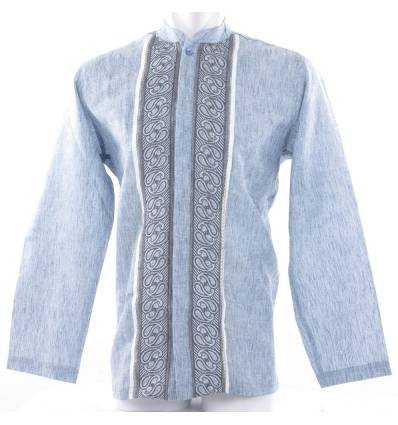 Kemeja Muslim Cowok Lengan Panjang Baverre