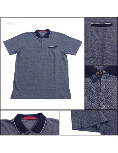 Kaos Kerah Cowok Lengan Pendek Silomide 2L-3L