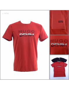 Kaos Oblong Cowok Lengan Pendek Hugo M-XL
