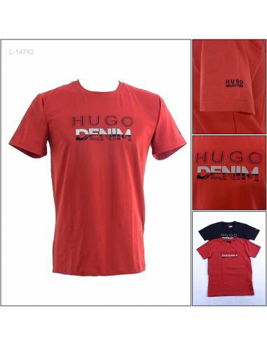 Kaos Oblong Cowok Lengan Pendek Hugo M-XL