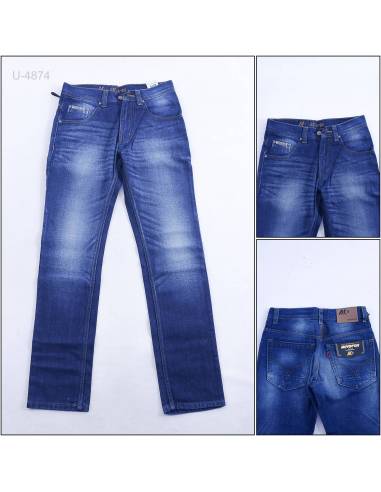 Celana Panjang Jeans Cowok Reguler Movin On 27-32