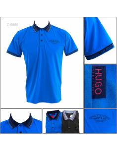 Kaos Kerah Cowok Lengan Pendek Hugo M-XL