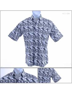 Kemeja Cowok Lengan Pendek Reguler John F Gee