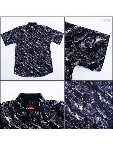 Kemeja Anak Cowok Lengan Pendek Mario XL