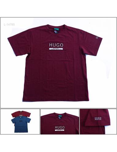 Kaos Oblong Cowok Reguler Lengan Pendek Hugo...