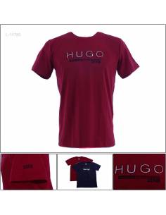 Kaos Oblong Cowok Lengan Pendek Hugo M-XL