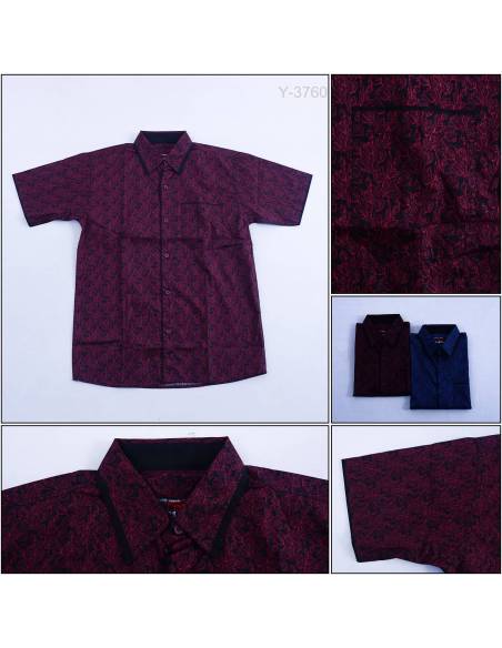 Kemeja Anak Cowok Lengan Pendek Mario XL