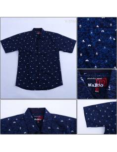Kemeja Anak Cowok Lengan Pendek Mario XL