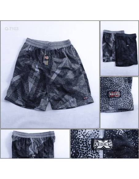 Celana Pendek Kolor Cowok Motif X-bens  2XL-3XL