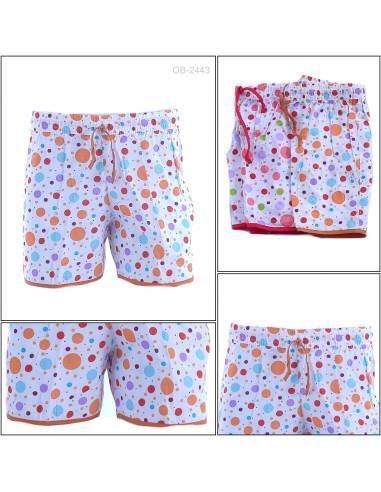 Celana Pendek Kolor Cewek Boxer Polkadot M-XL