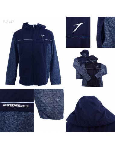 Jaket Cowok Katun Kombinasi Parasit Seven...