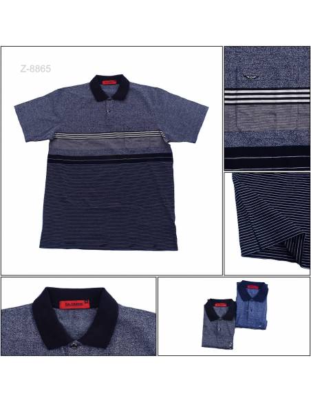 Kaos Kerah Cowok Lengan Pendek Silomide XXL-XXXL