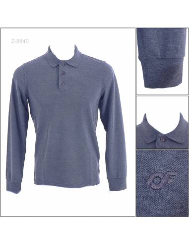 Kaos Kerah Cowok Lengan Panjang Country Fiesta M-L