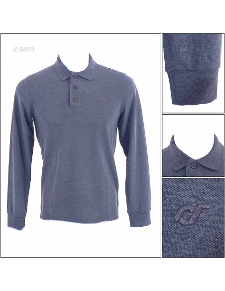 Kaos Kerah Cowok Lengan Panjang Country Fiesta M-L