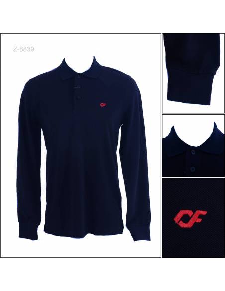 Kaos Kerah Cowok Lengan Panjang Country Fiesta M-L