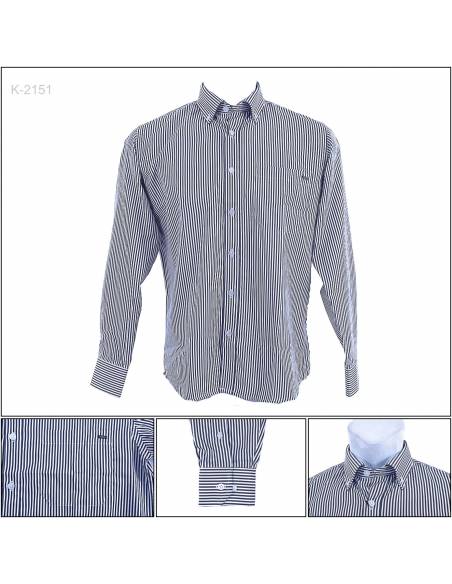 Kemeja Formal Cowok Reguler Lengan Panjang CDL S-XL