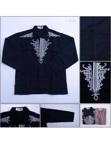 Kemeja Muslim Anak Cowok Lengan Panjang Alfino...