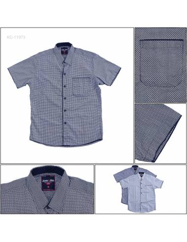 Kemeja Cowok Lengan Pendek Jhon F Gee M-XL