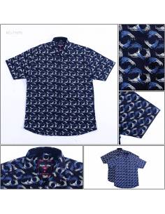 Kemeja Cowok Lengan Pendek Jhon F Gee XL