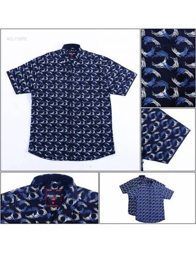 Kemeja Cowok Lengan Pendek Jhon F Gee XL